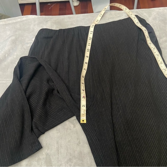 Vetta Black Wide Leg Cropped Pants 3018 - Picture 8 of 10